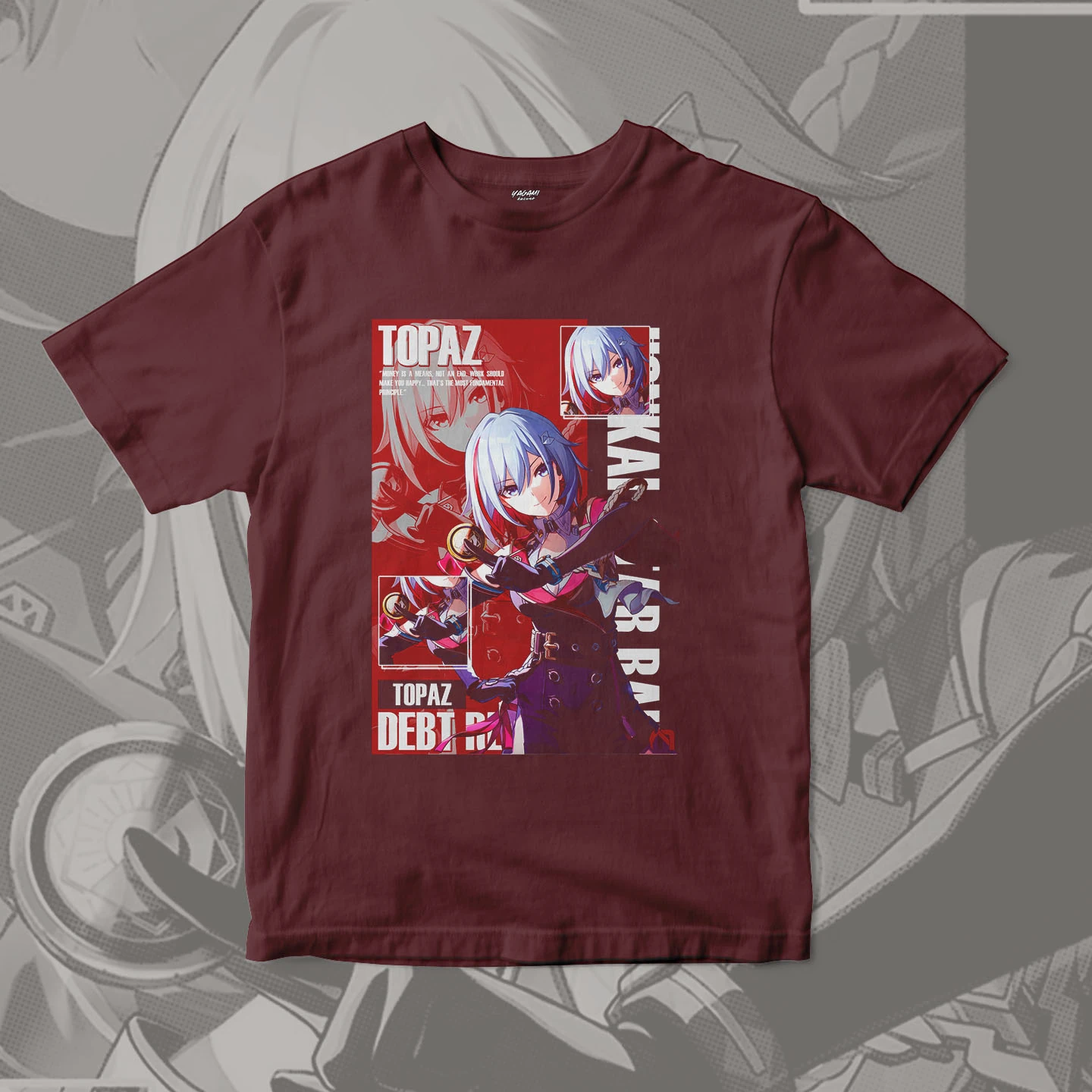 Crimson Gem Heroine | Unisex Jersey Short Sleeve Tee - Image 6