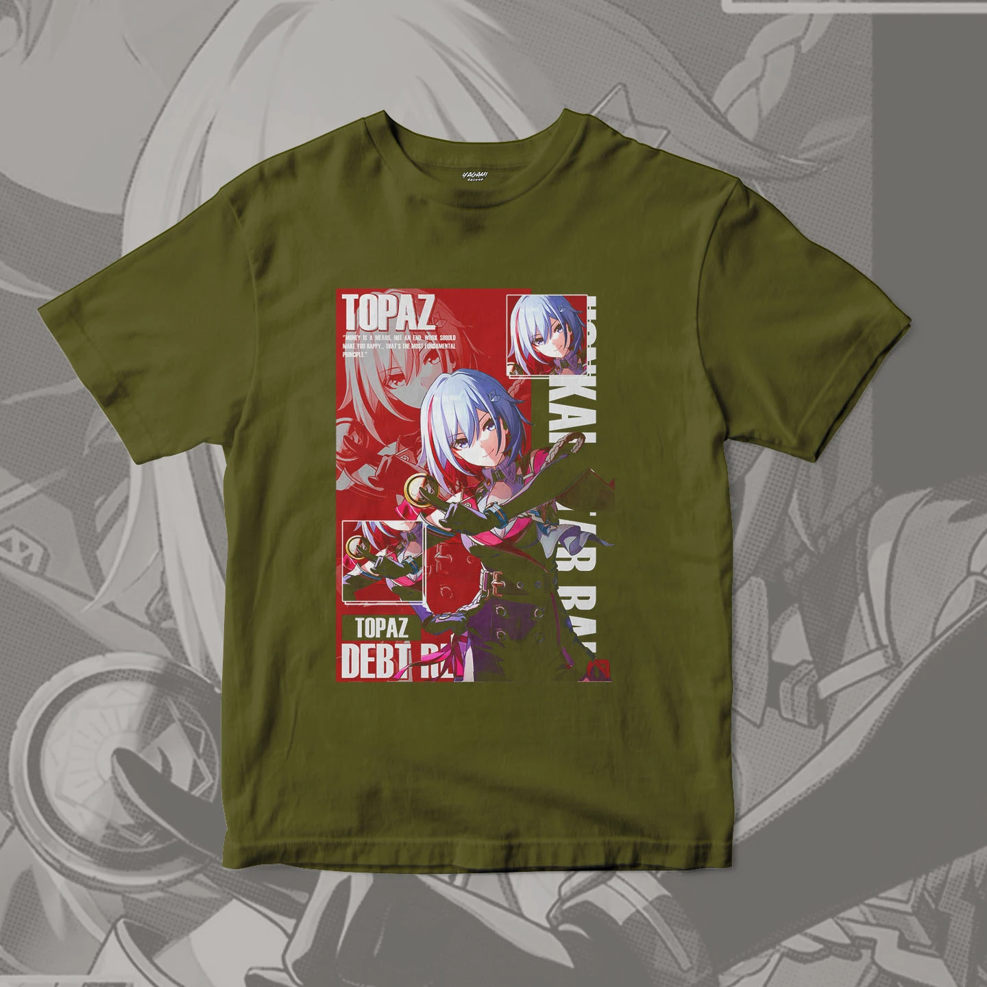 Crimson Gem Heroine | Unisex Jersey Short Sleeve Tee - Image 5