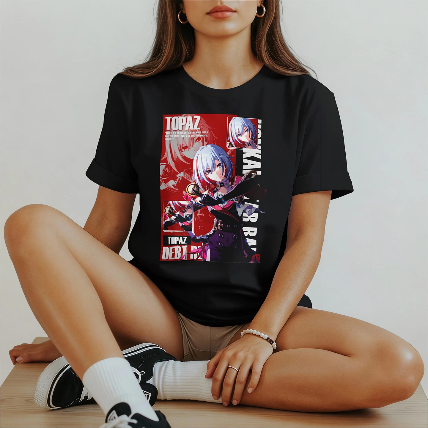 Crimson Gem Heroine | Unisex Jersey Short Sleeve Tee - Image 2