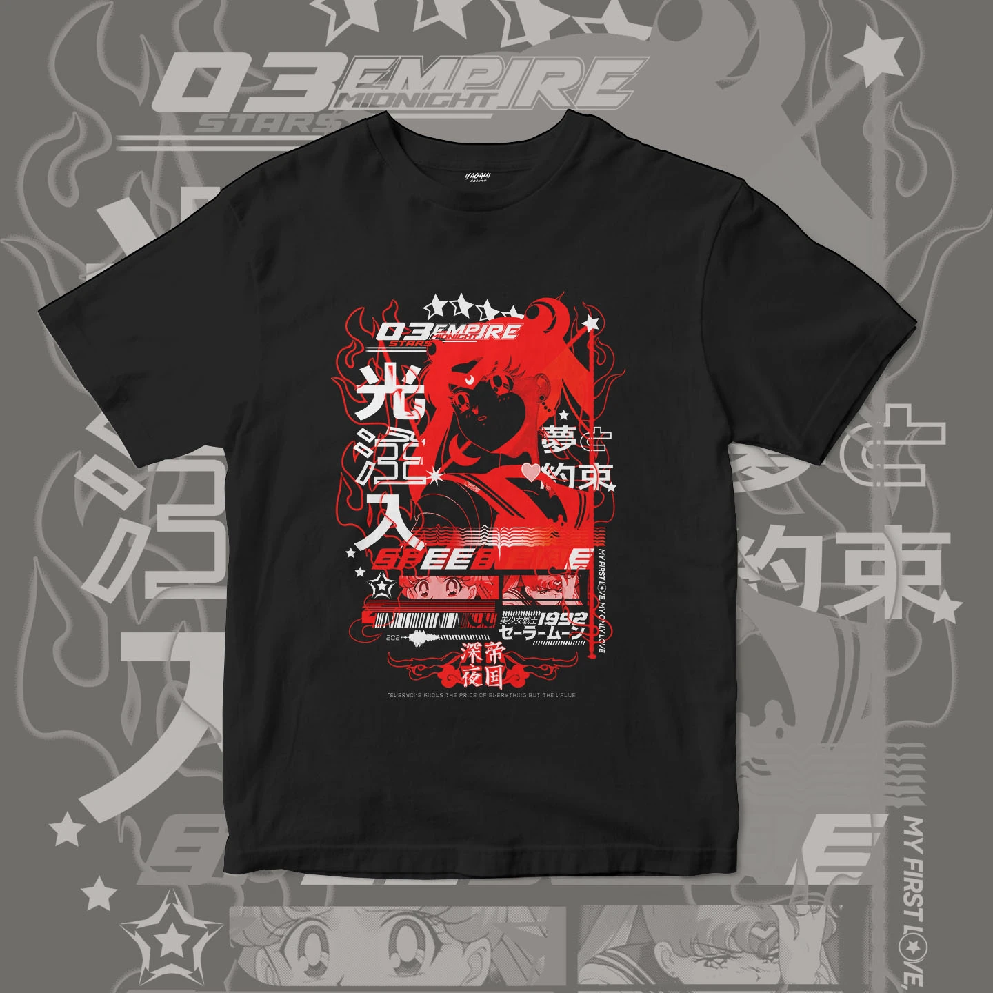 Moonfire Guardian | Unisex Jersey Short Sleeve Tee - Image 3