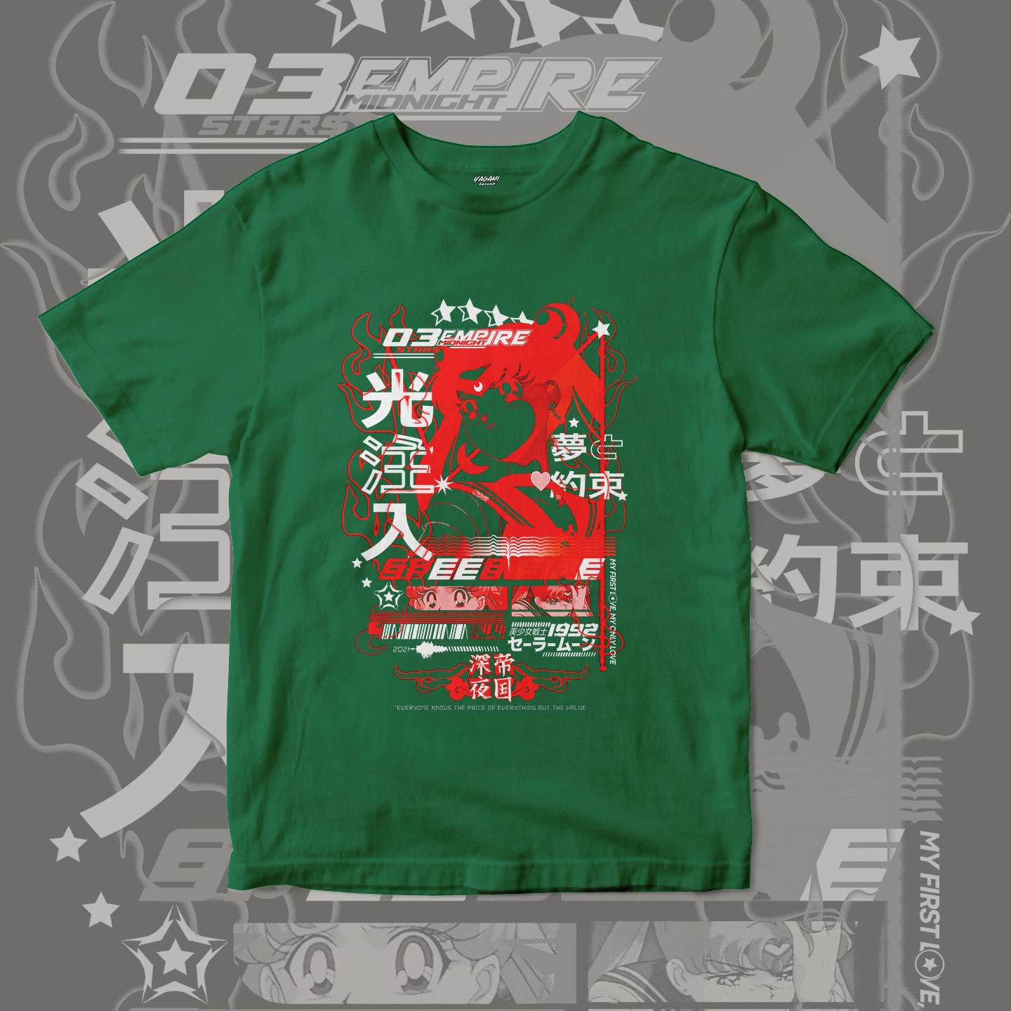Moonfire Guardian | Unisex Jersey Short Sleeve Tee - Image 9