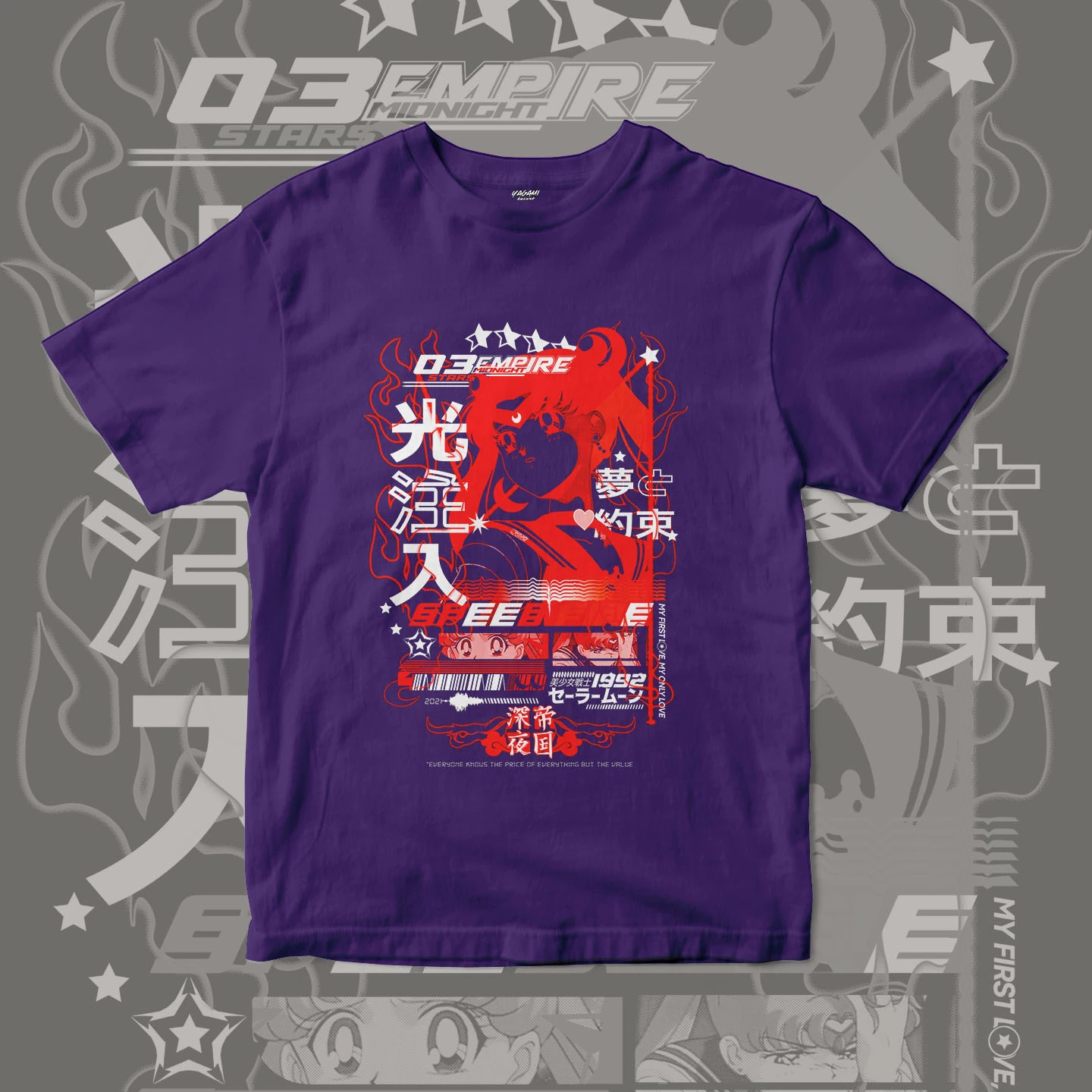 Moonfire Guardian | Unisex Jersey Short Sleeve Tee - Image 5