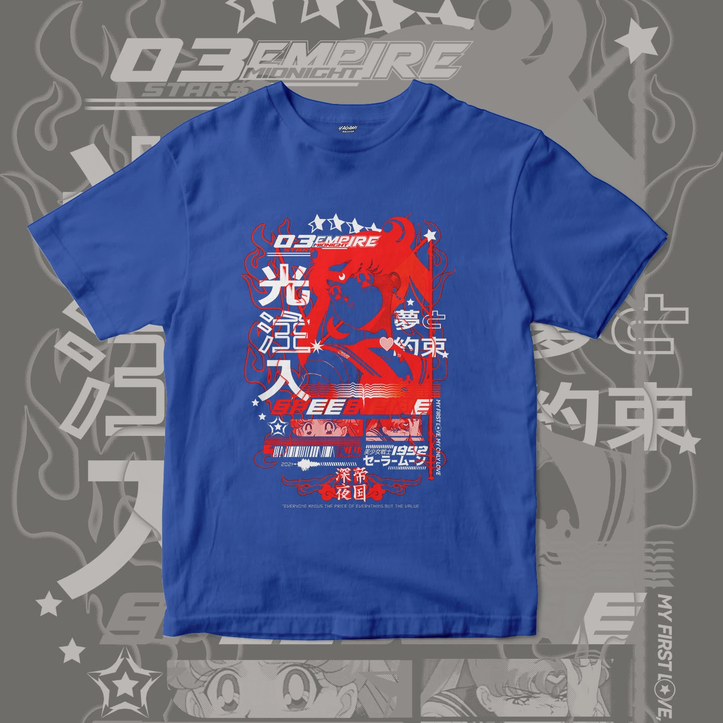 Moonfire Guardian | Unisex Jersey Short Sleeve Tee - Image 4