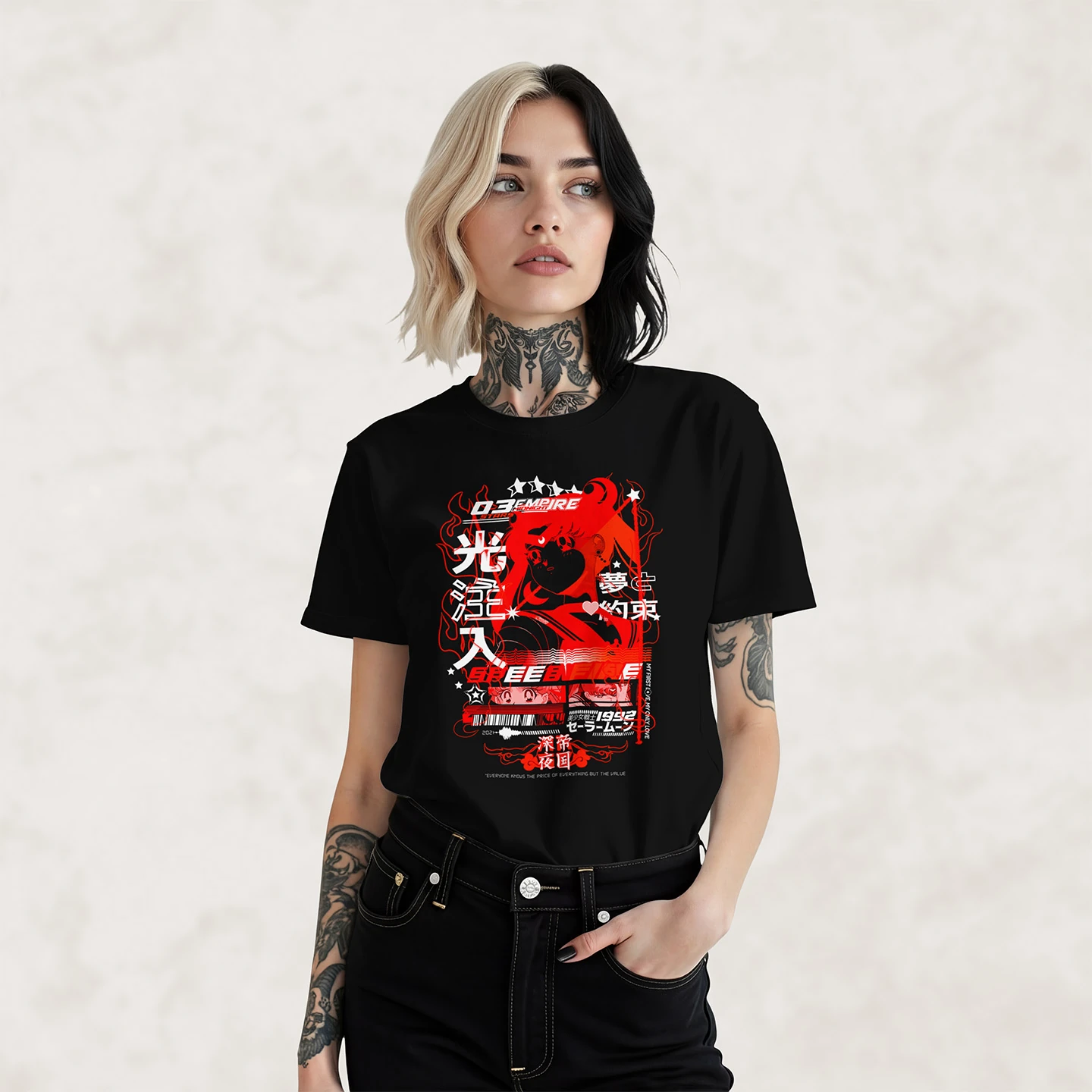 Moonfire Guardian | Unisex Jersey Short Sleeve Tee - Image 2