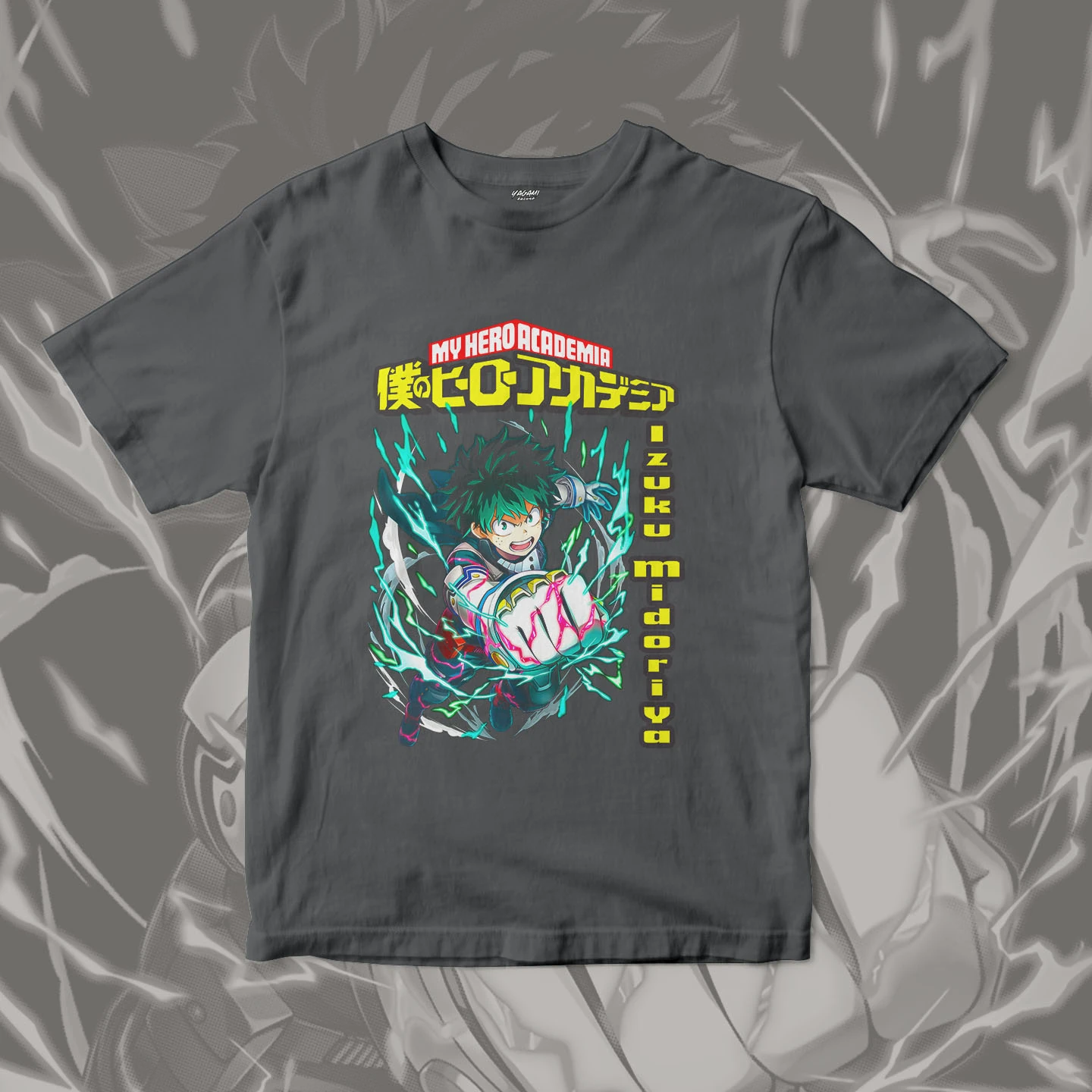 Izuku Midoriya Power Surge | Unisex Jersey Short Sleeve Tee - Image 13