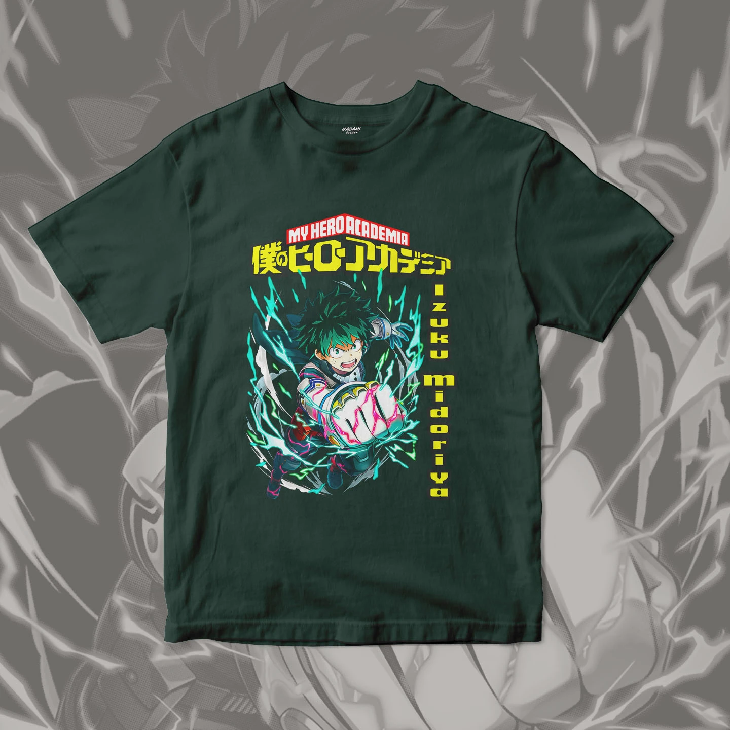 Izuku Midoriya Power Surge | Unisex Jersey Short Sleeve Tee - Image 10