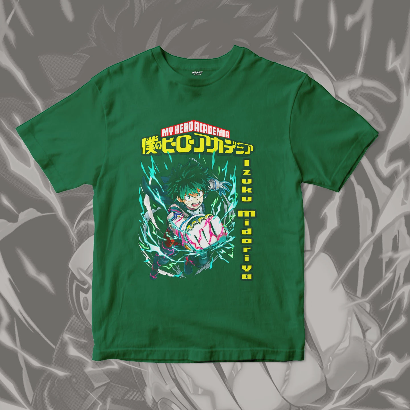 Izuku Midoriya Power Surge | Unisex Jersey Short Sleeve Tee - Image 9