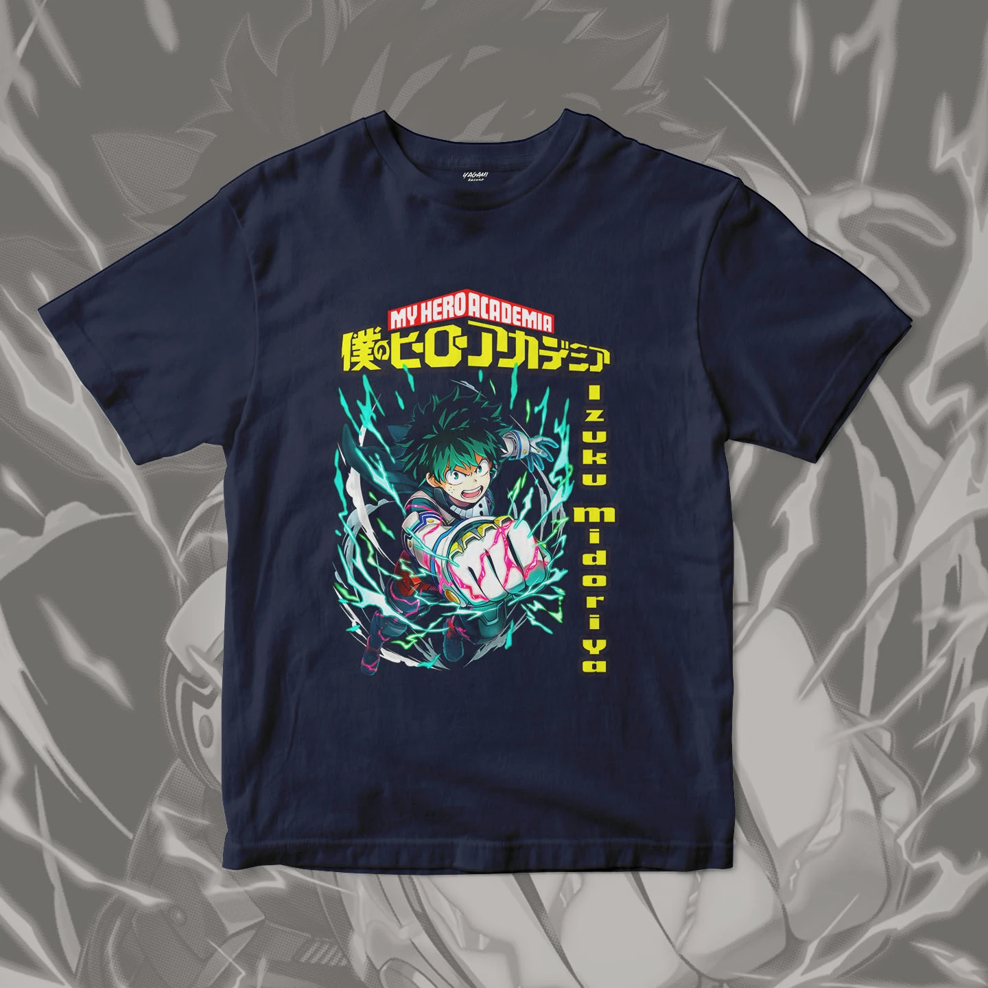 Izuku Midoriya Power Surge | Unisex Jersey Short Sleeve Tee - Image 7