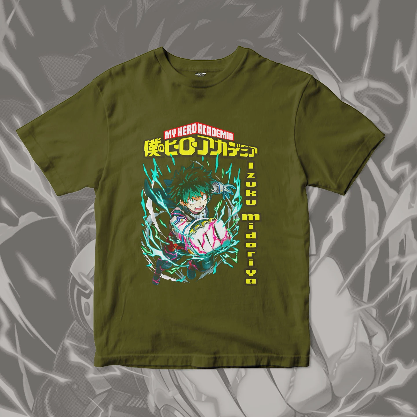 Izuku Midoriya Power Surge | Unisex Jersey Short Sleeve Tee - Image 6