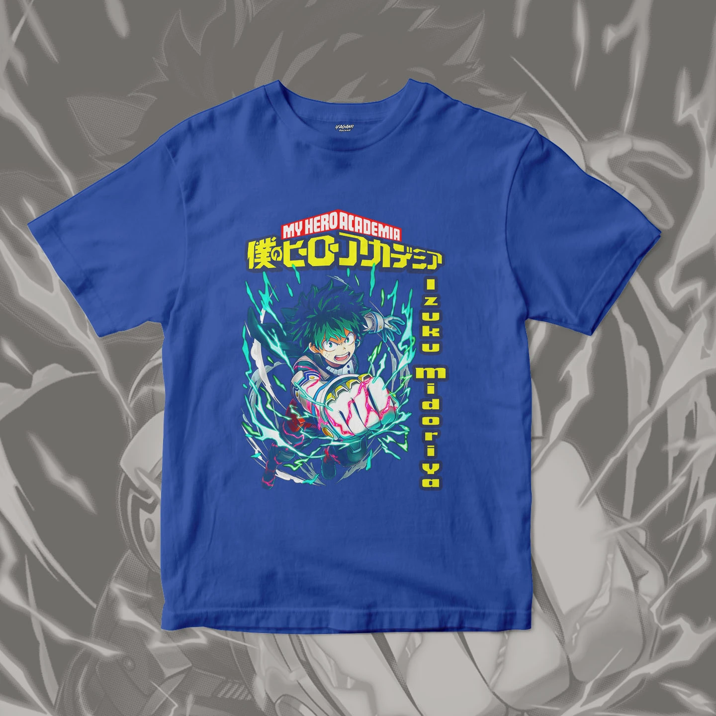 Izuku Midoriya Power Surge | Unisex Jersey Short Sleeve Tee - Image 4