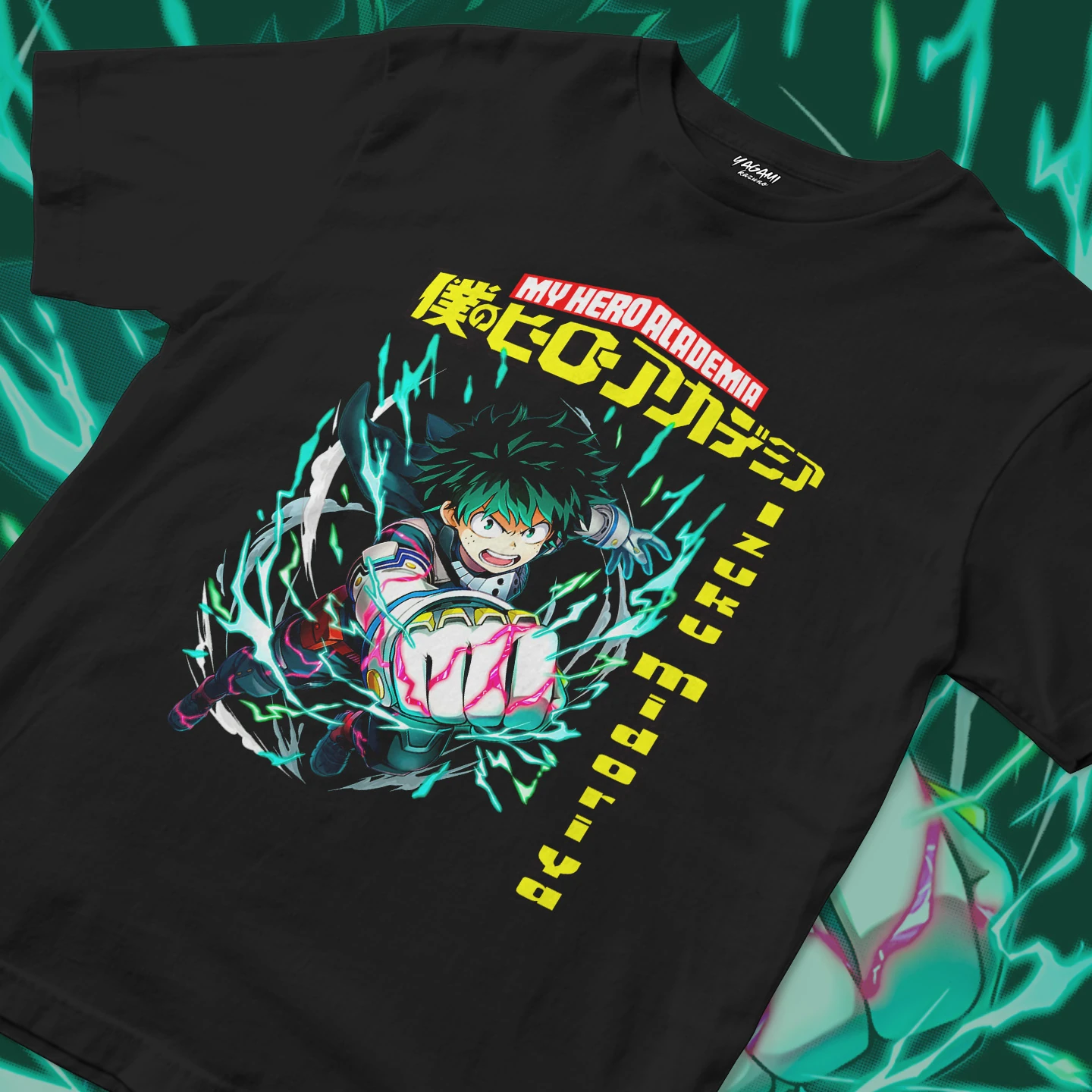 Izuku Midoriya Power Surge | Unisex Jersey Short Sleeve Tee