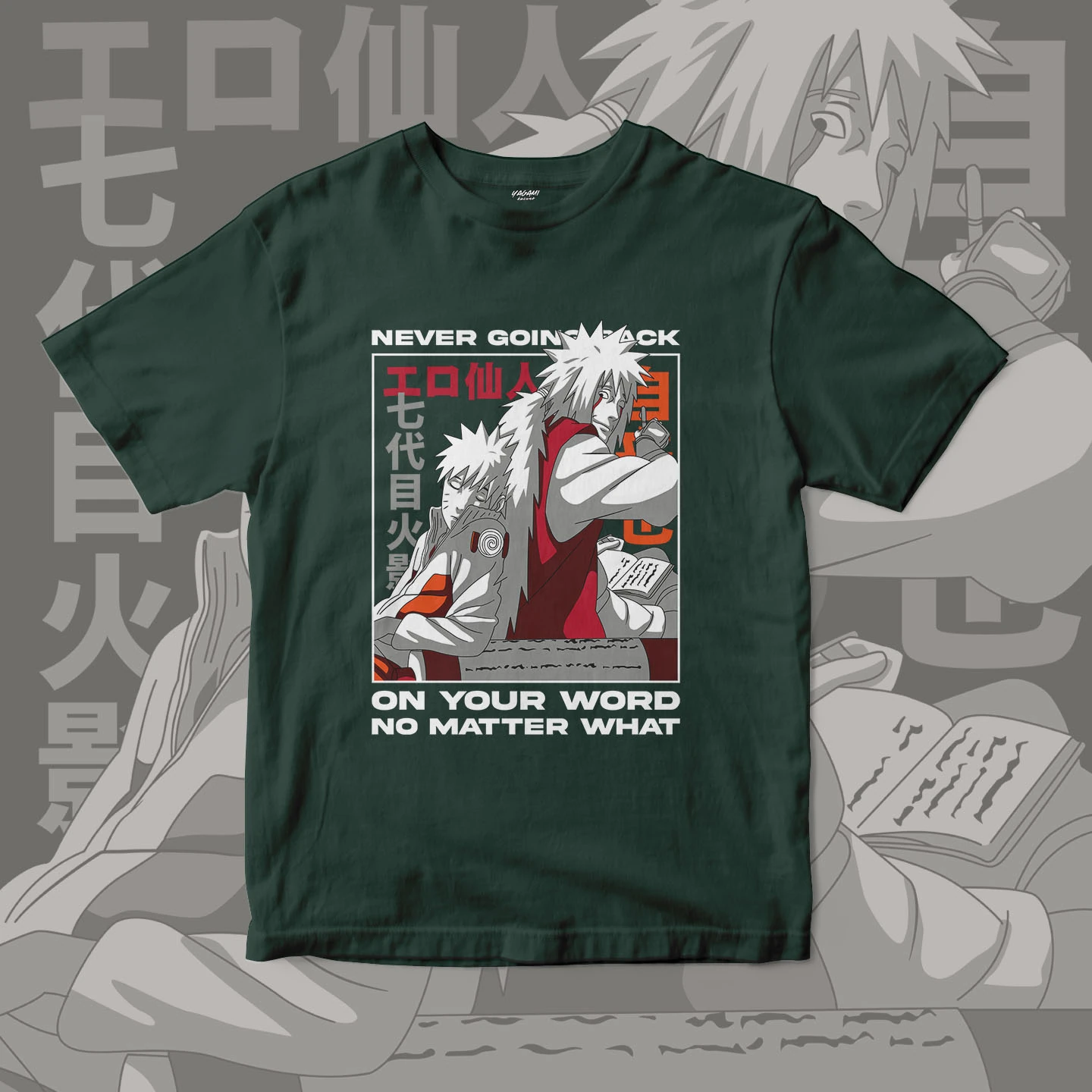 Jiraiya Naruto Legacy | Unisex Jersey Short Sleeve Tee - Image 10