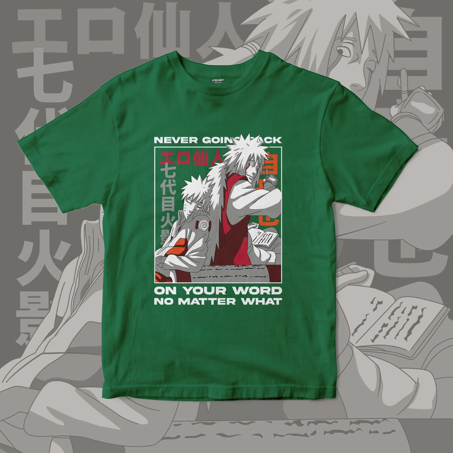 Jiraiya Naruto Legacy | Unisex Jersey Short Sleeve Tee - Image 9