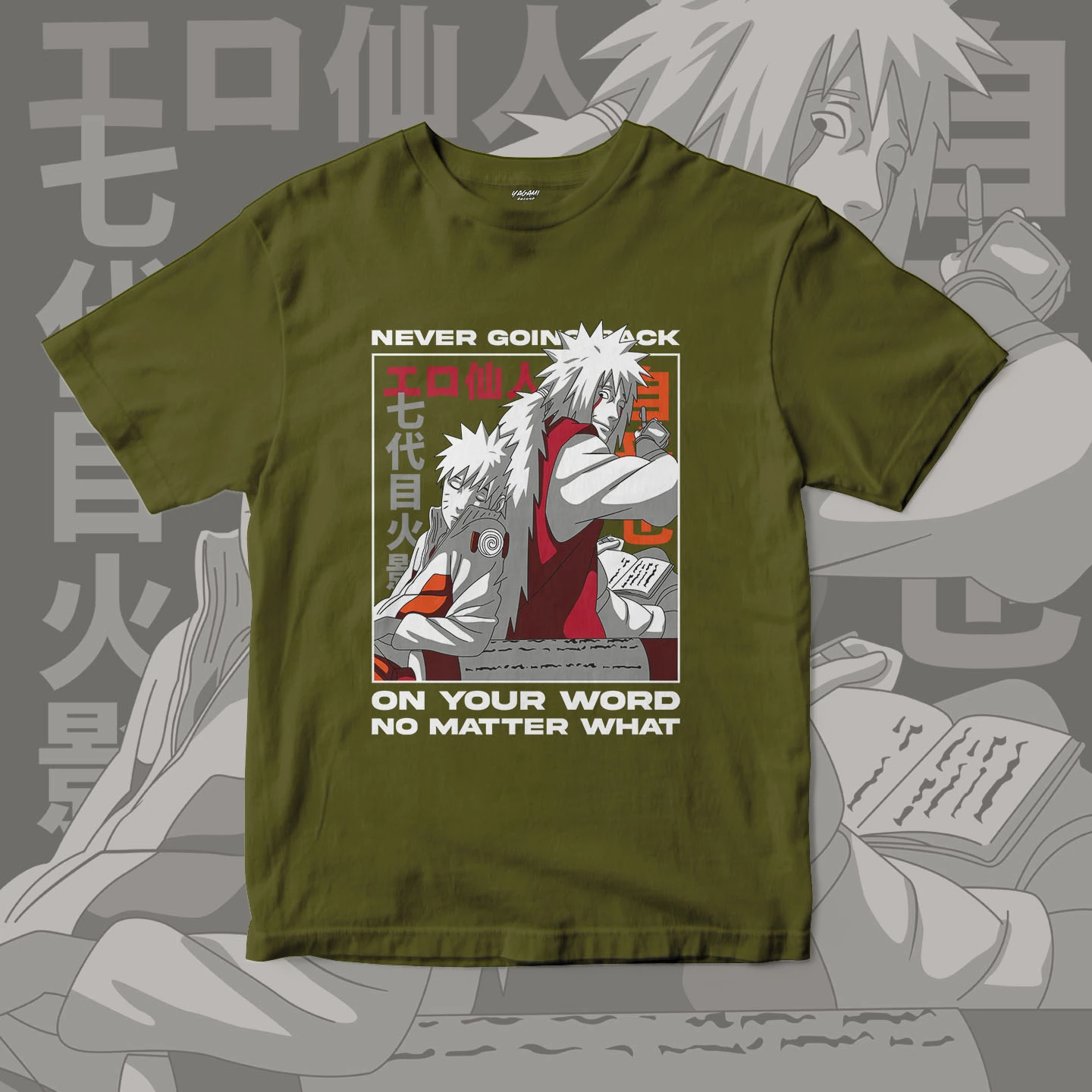 Jiraiya Naruto Legacy | Unisex Jersey Short Sleeve Tee - Image 6