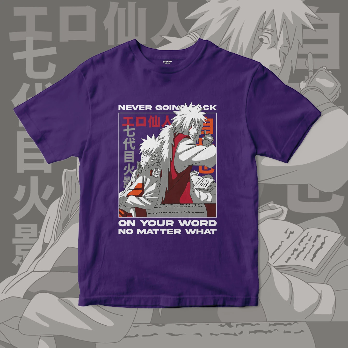 Jiraiya Naruto Legacy | Unisex Jersey Short Sleeve Tee - Image 5