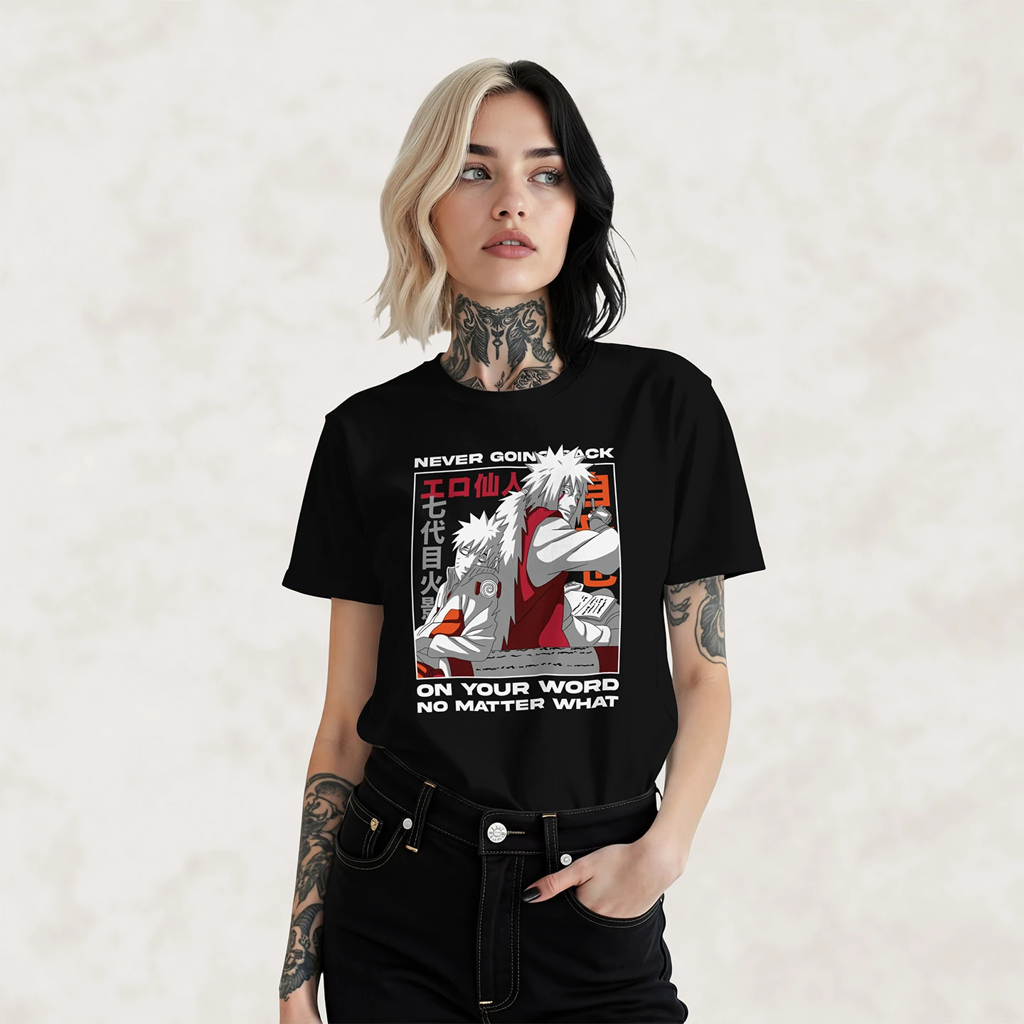 Jiraiya Naruto Legacy | Unisex Jersey Short Sleeve Tee - Image 2