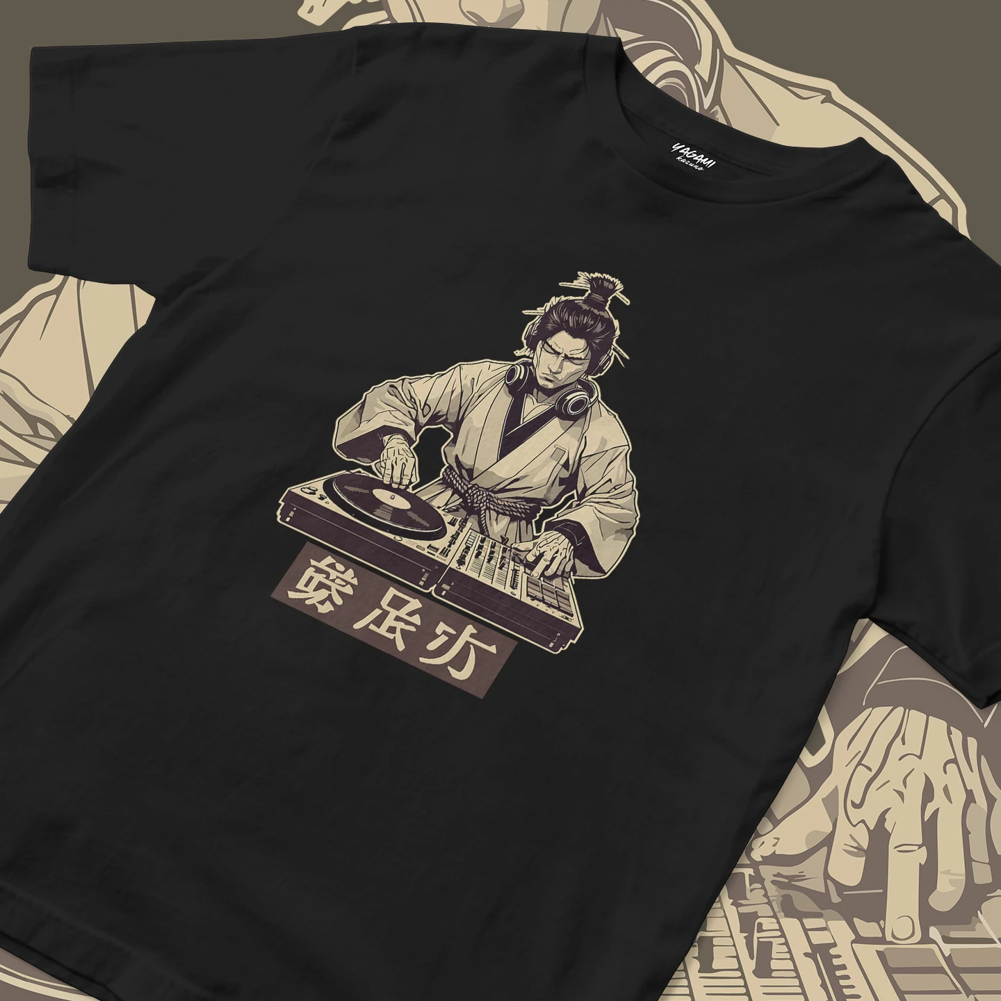 Samurai Vinyl Beats | Unisex Jersey Short Sleeve Tee