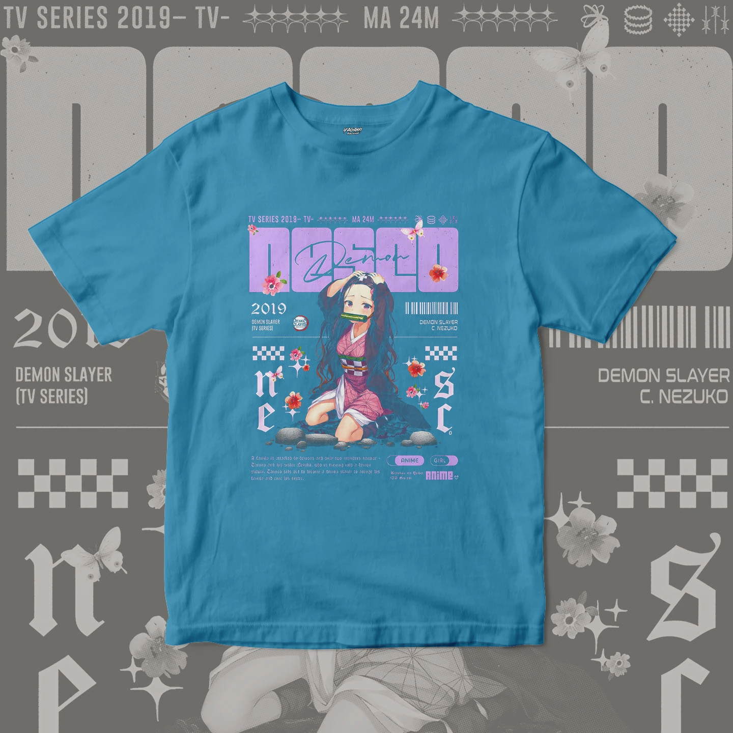 Nezuko Blossom Dream | Unisex Jersey Short Sleeve Tee - Image 15