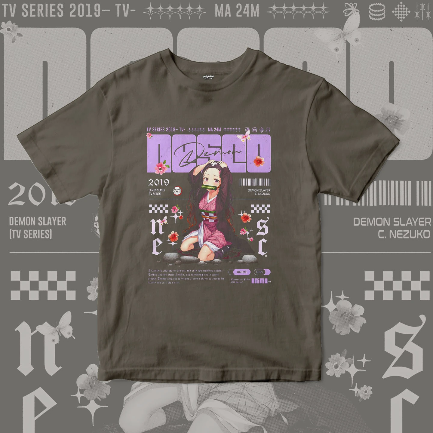Nezuko Blossom Dream | Unisex Jersey Short Sleeve Tee - Image 14