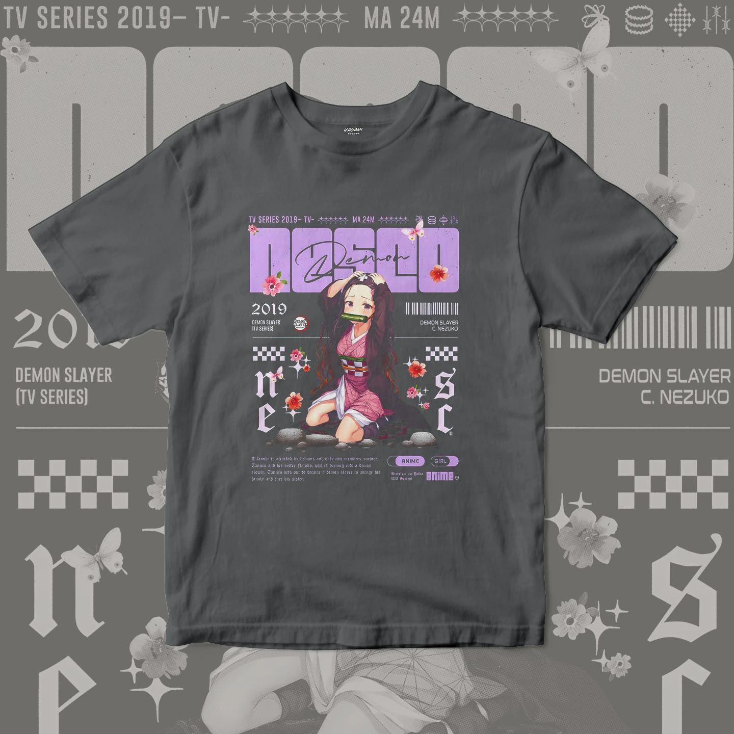 Nezuko Blossom Dream | Unisex Jersey Short Sleeve Tee - Image 13