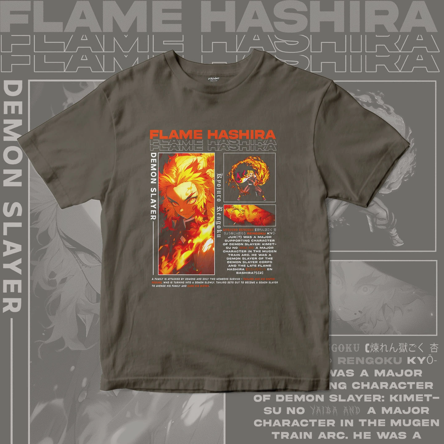 Kyojuro Rengoku Flame | Unisex Jersey Short Sleeve Tee - Image 14