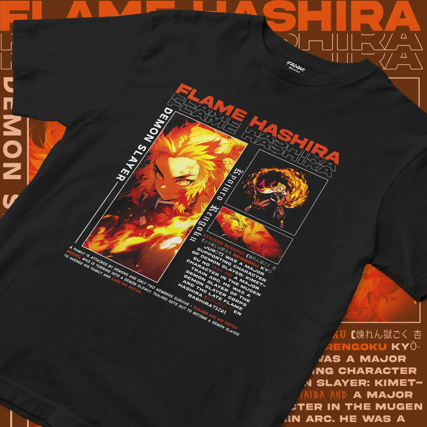 Kyojuro Rengoku Flame | Unisex Jersey Short Sleeve Tee