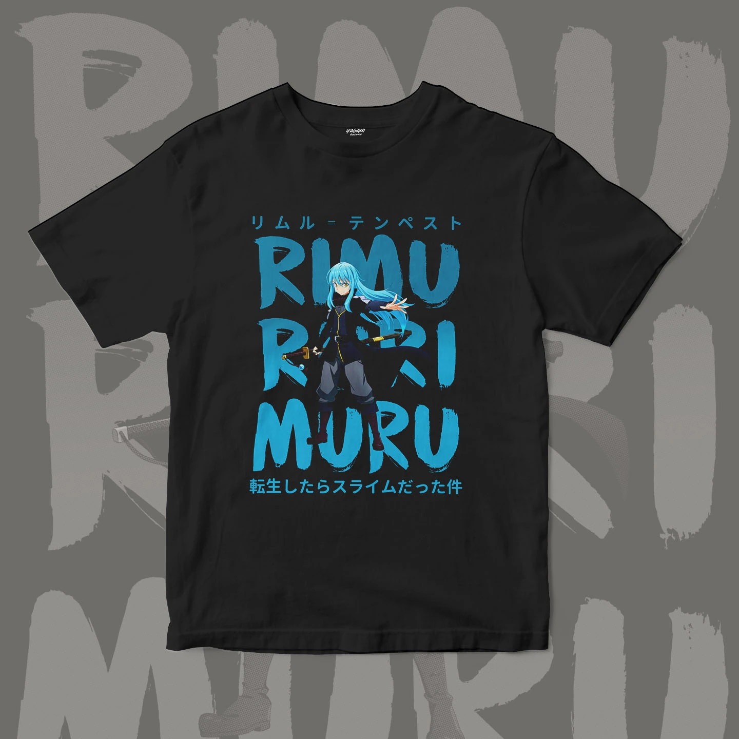 Rimuru Tempest Blue | Unisex Jersey Short Sleeve Tee - Image 3