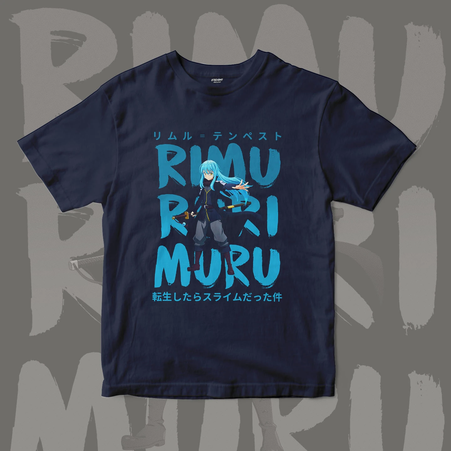 Rimuru Tempest Blue | Unisex Jersey Short Sleeve Tee - Image 9