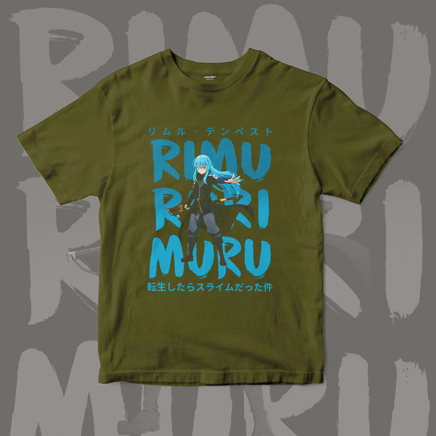 Rimuru Tempest Blue | Unisex Jersey Short Sleeve Tee - Image 8