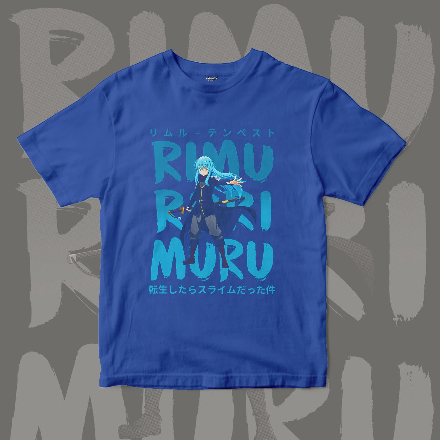 Rimuru Tempest Blue | Unisex Jersey Short Sleeve Tee - Image 5