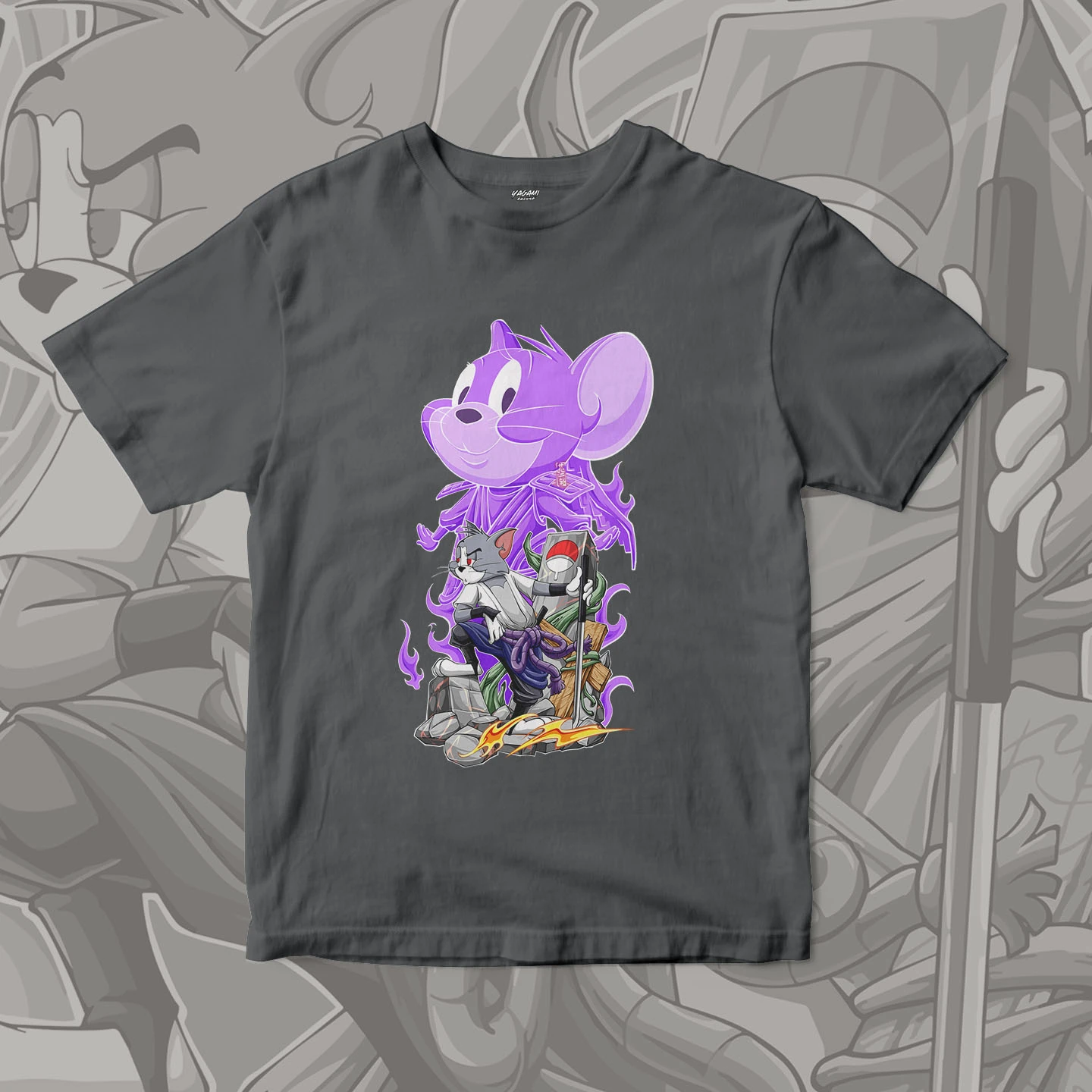 Tom Jerry Spirit Warrior | Unisex Jersey Short Sleeve Tee - Image 13
