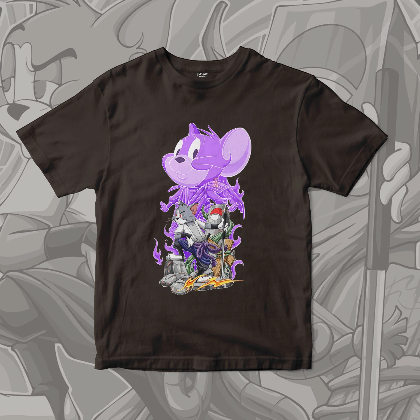 Tom Jerry Spirit Warrior | Unisex Jersey Short Sleeve Tee - Image 12