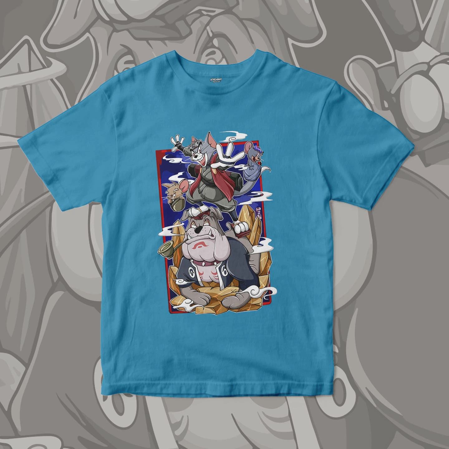 Tom Jerry Spike Ninja | Unisex Jersey Short Sleeve Tee - Image 15