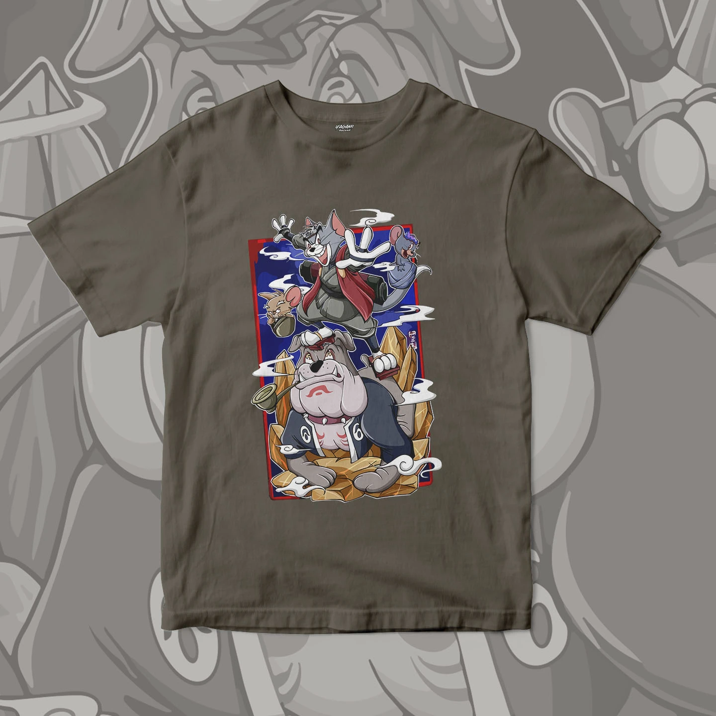 Tom Jerry Spike Ninja | Unisex Jersey Short Sleeve Tee - Image 14