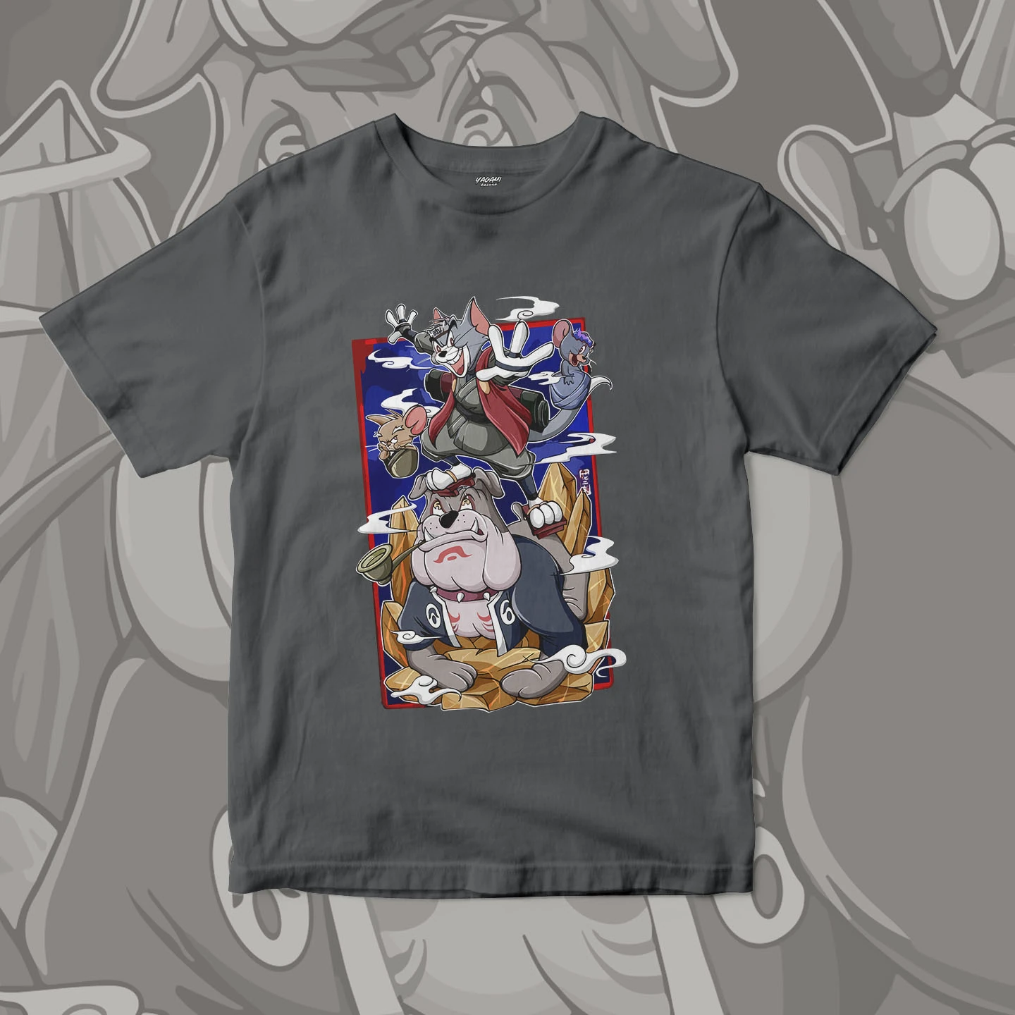 Tom Jerry Spike Ninja | Unisex Jersey Short Sleeve Tee - Image 13