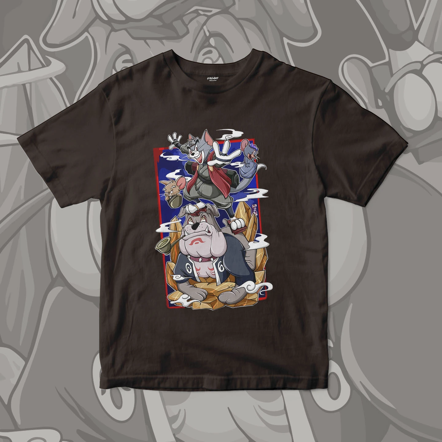 Tom Jerry Spike Ninja | Unisex Jersey Short Sleeve Tee - Image 12