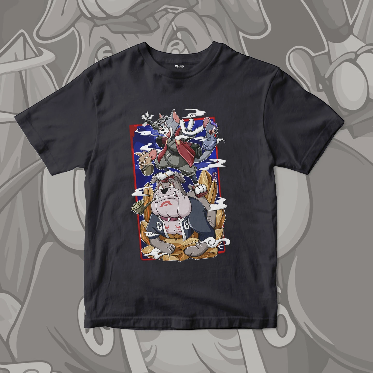 Tom Jerry Spike Ninja | Unisex Jersey Short Sleeve Tee - Image 11
