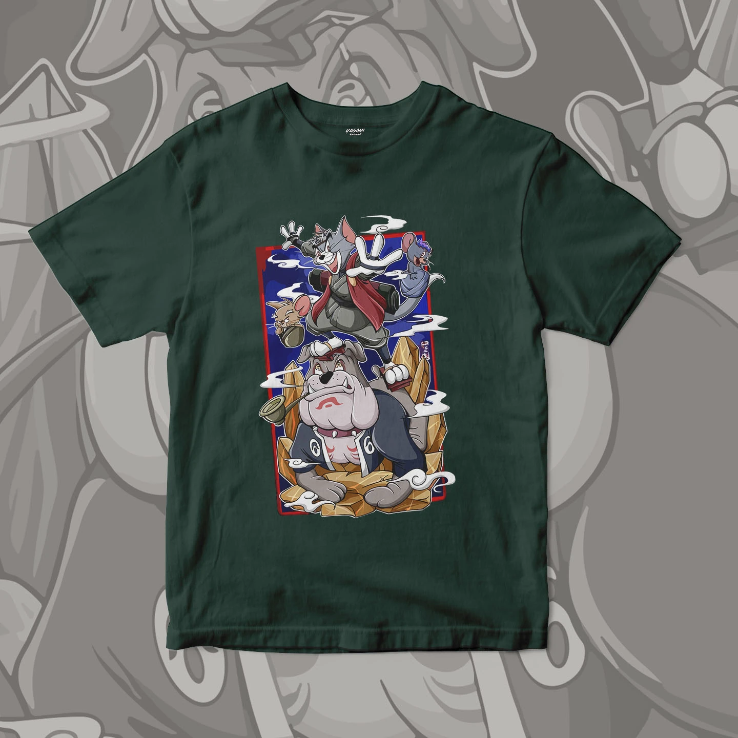 Tom Jerry Spike Ninja | Unisex Jersey Short Sleeve Tee - Image 10