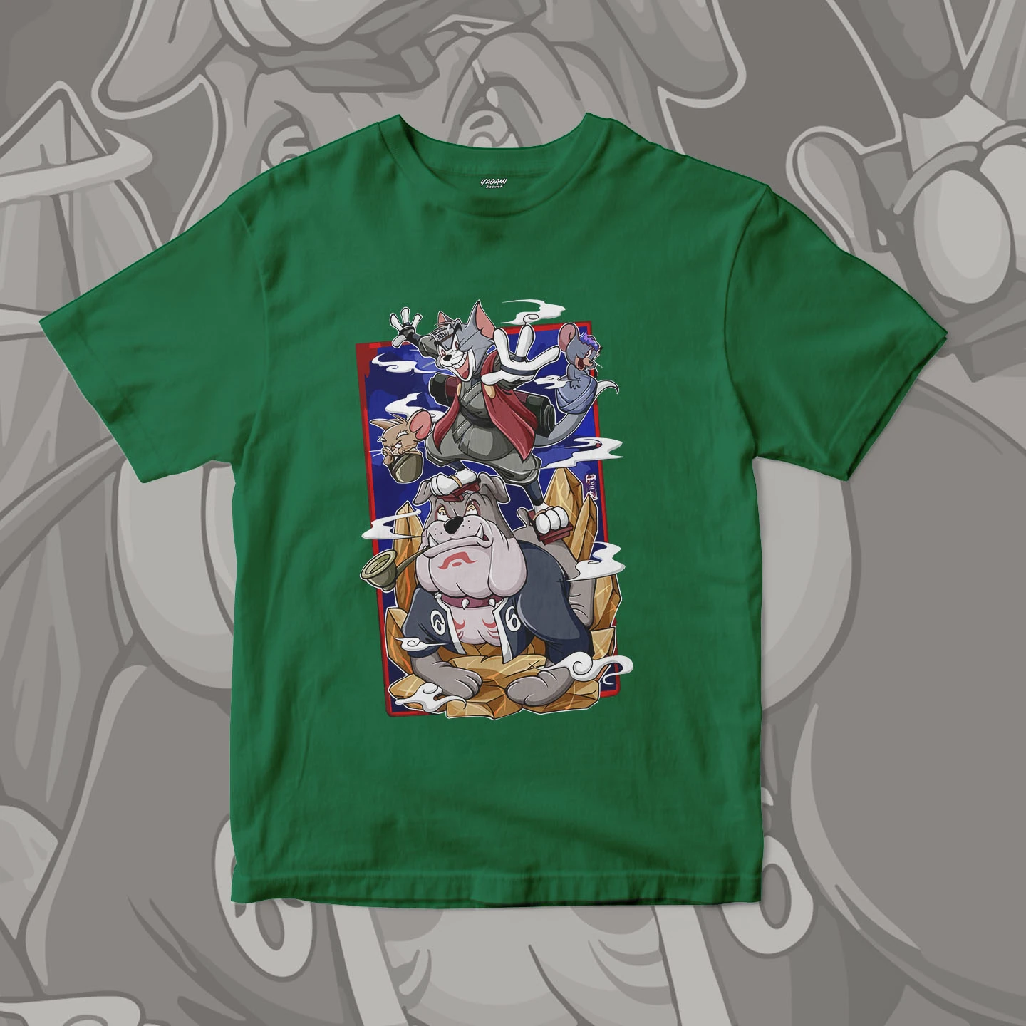 Tom Jerry Spike Ninja | Unisex Jersey Short Sleeve Tee - Image 9