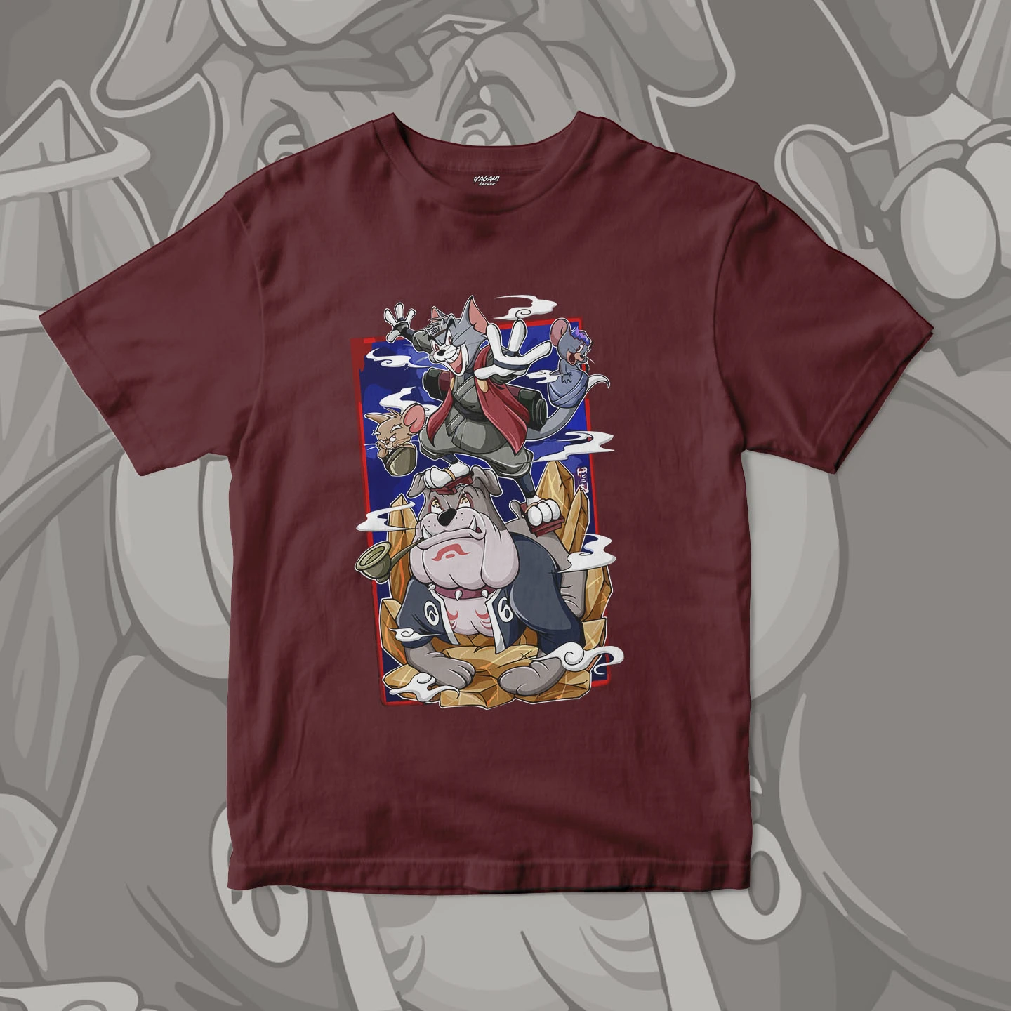Tom Jerry Spike Ninja | Unisex Jersey Short Sleeve Tee - Image 8