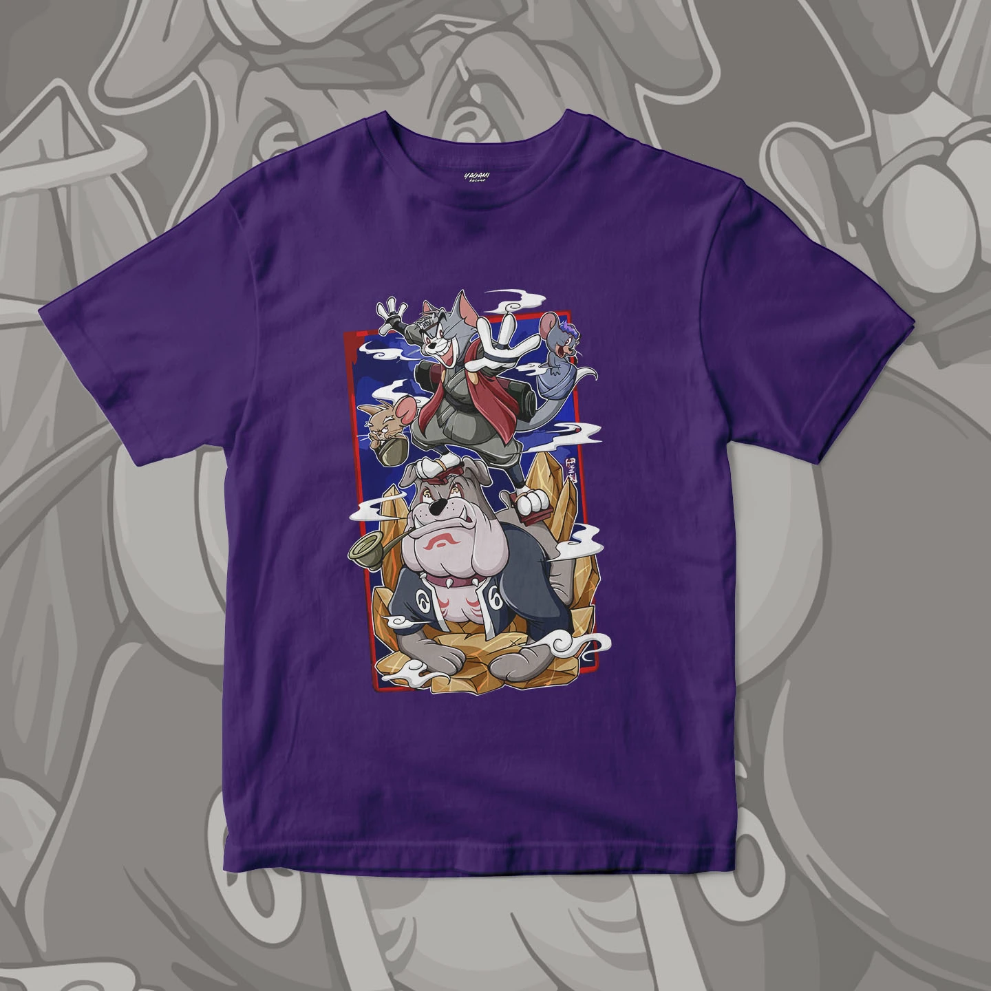 Tom Jerry Spike Ninja | Unisex Jersey Short Sleeve Tee - Image 5