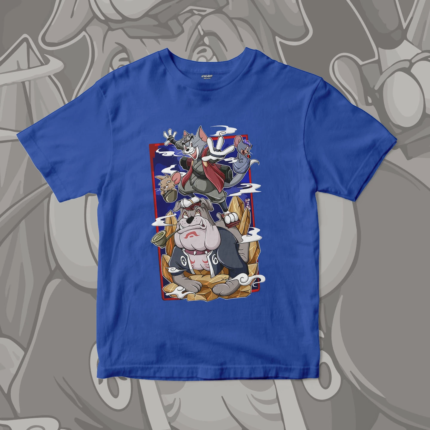Tom Jerry Spike Ninja | Unisex Jersey Short Sleeve Tee - Image 4