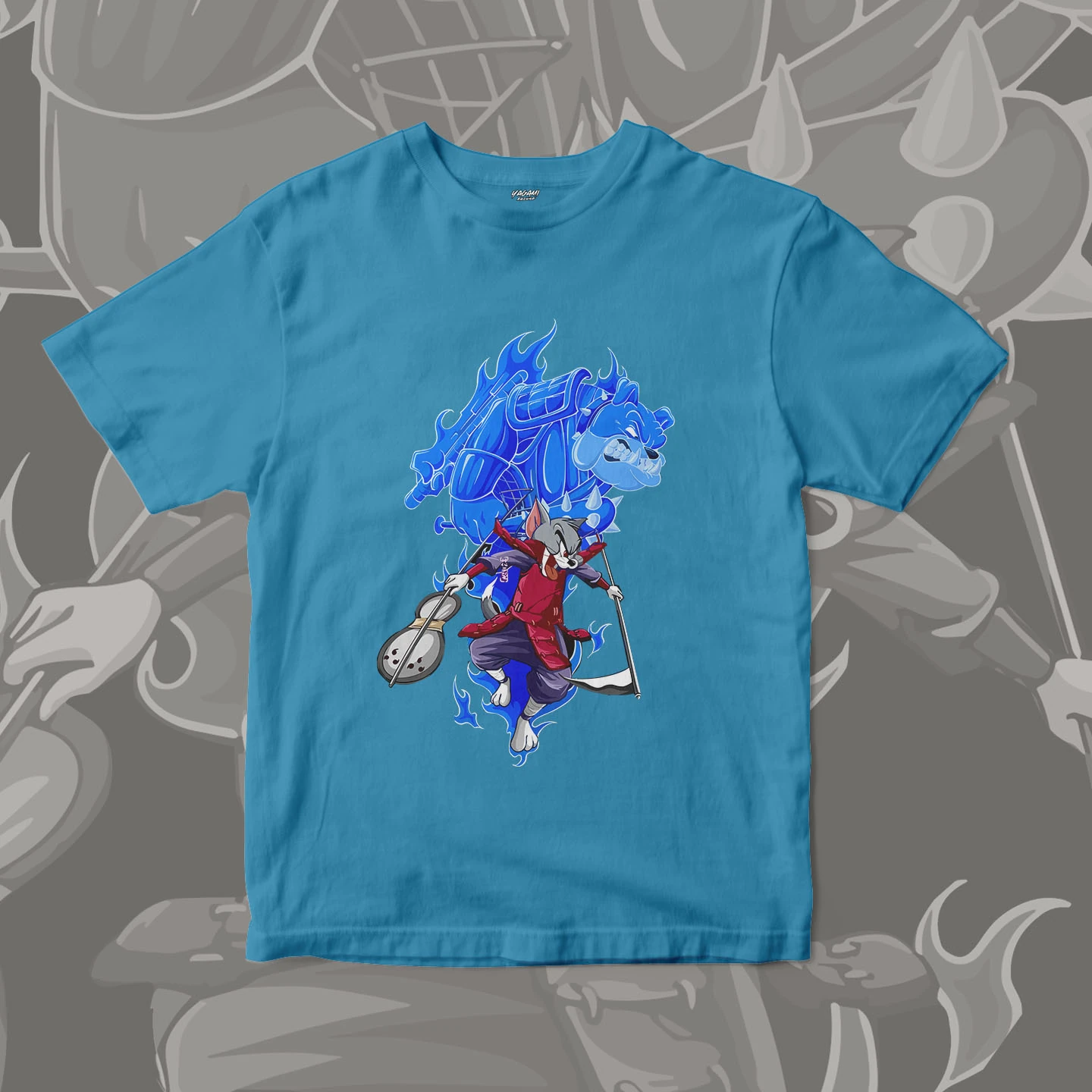 Tom Spike Blue Guardian | Unisex Jersey Short Sleeve Tee - Image 15