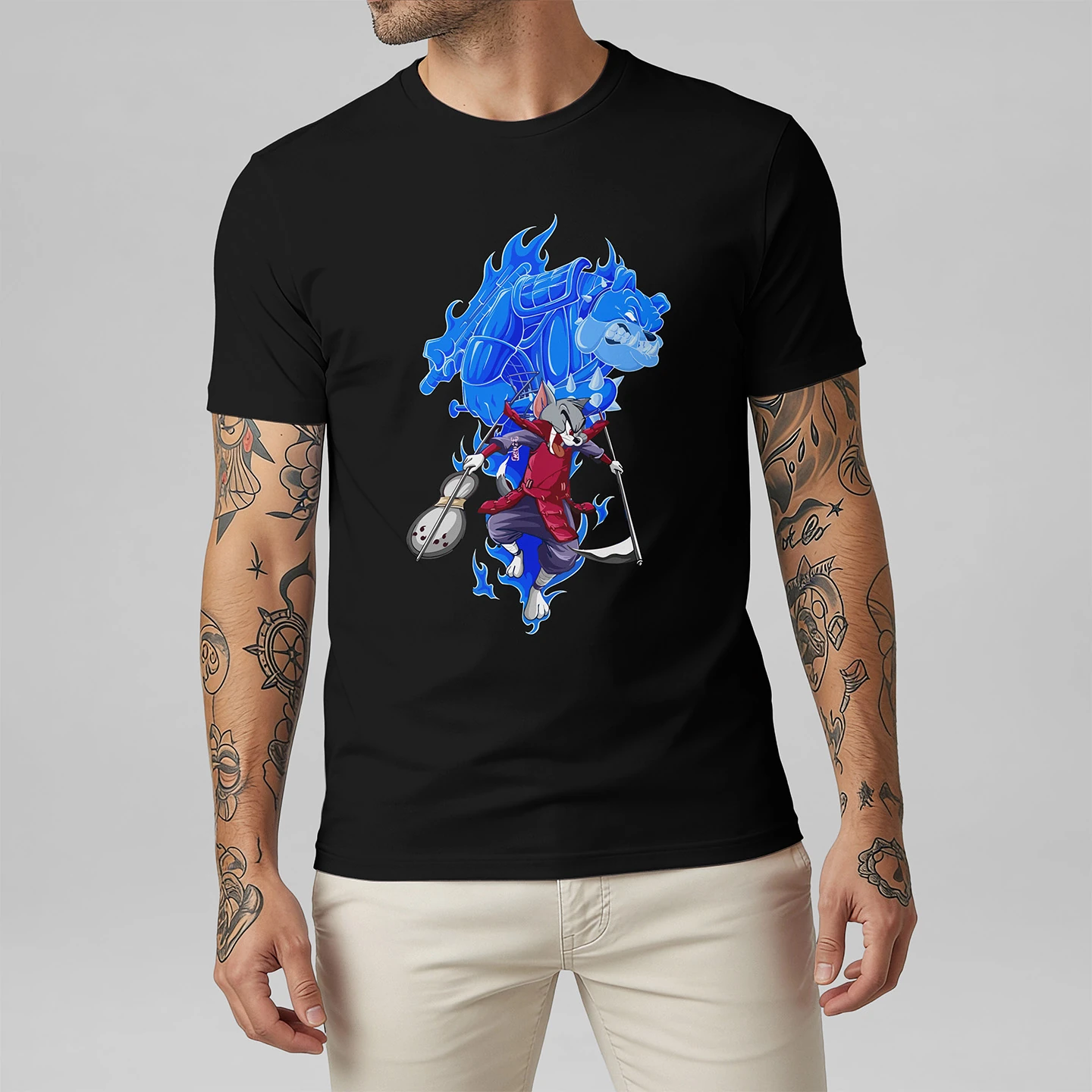 Tom Spike Blue Guardian | Unisex Jersey Short Sleeve Tee - Image 2
