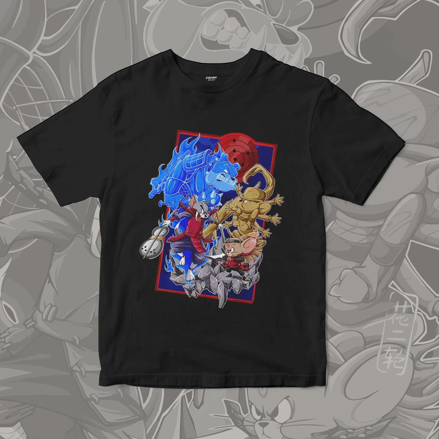 Tom Jerry Spike Battle | Unisex Jersey Short Sleeve Tee - Image 3