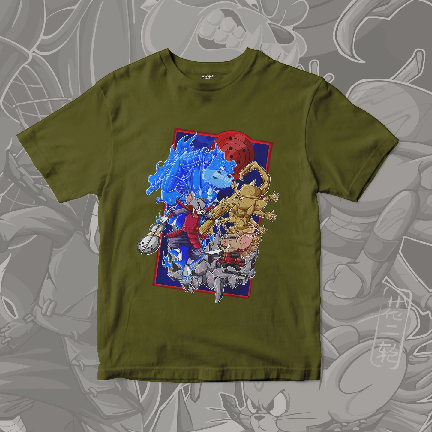 Tom Jerry Spike Battle | Unisex Jersey Short Sleeve Tee - Image 6