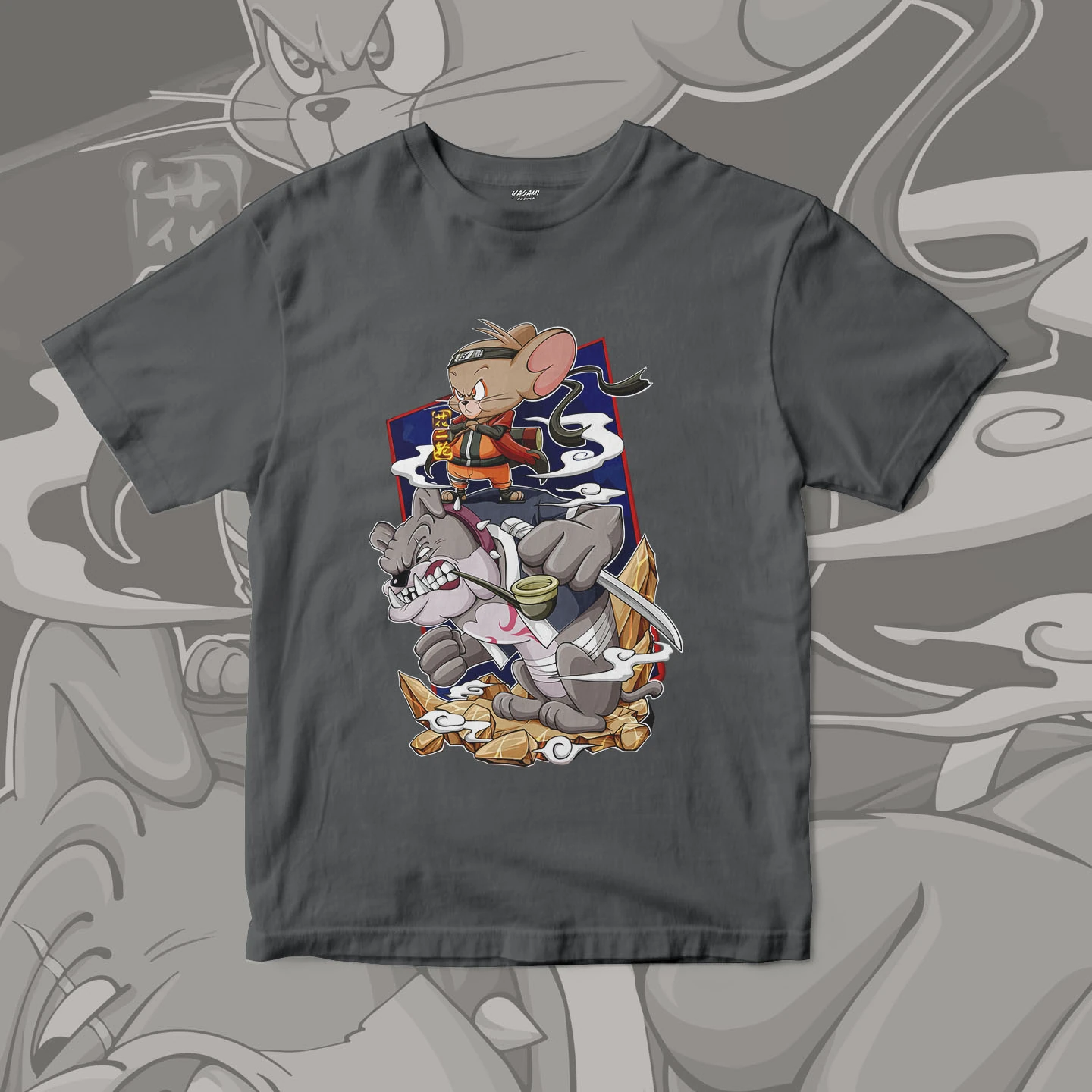 Jerry Spike Ninja Duo | Unisex Jersey Short Sleeve Tee - Image 13