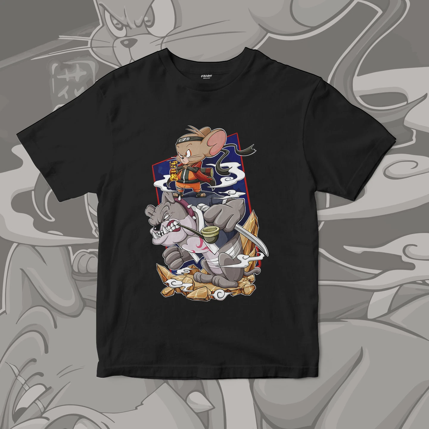 Jerry Spike Ninja Duo | Unisex Jersey Short Sleeve Tee - Image 3