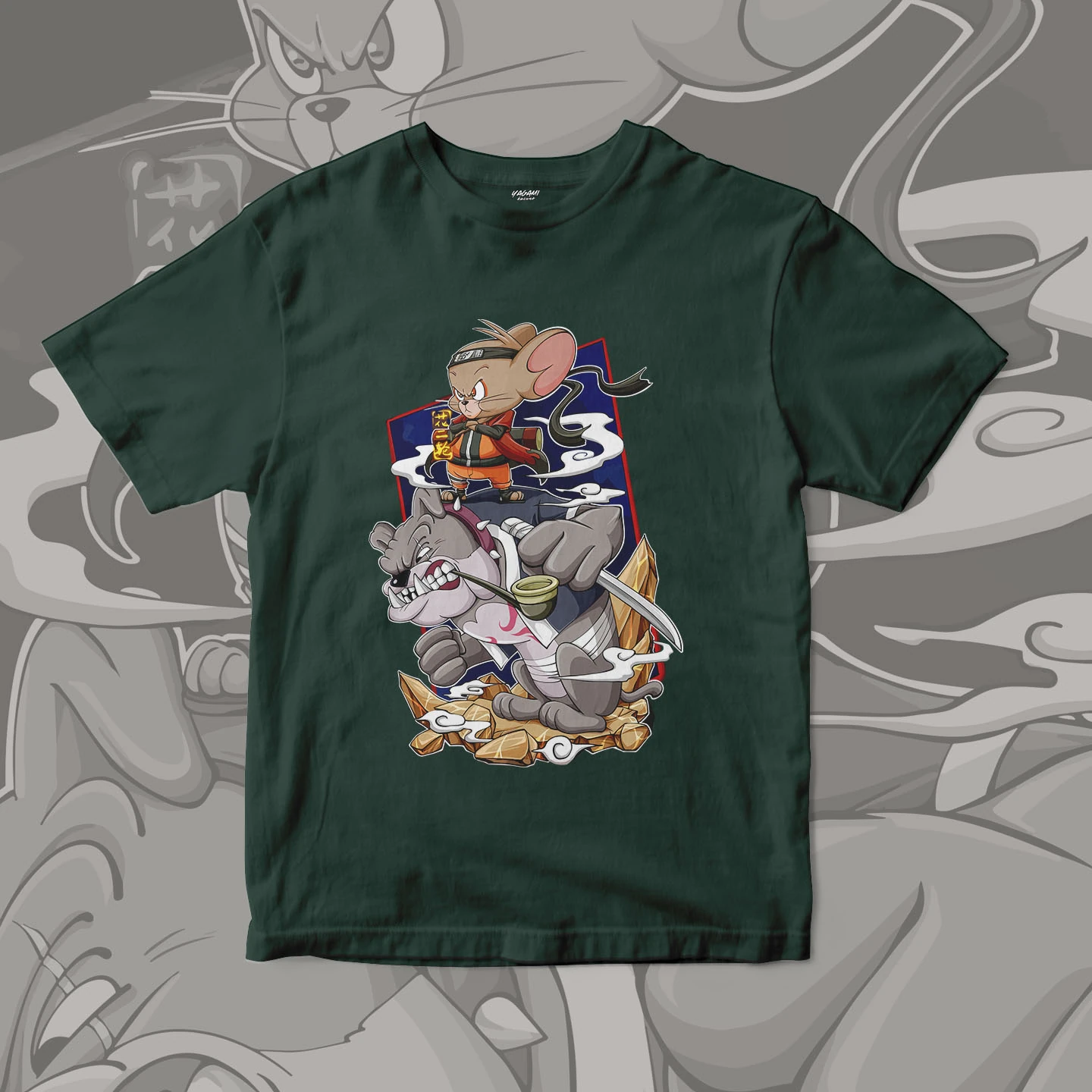 Jerry Spike Ninja Duo | Unisex Jersey Short Sleeve Tee - Image 10