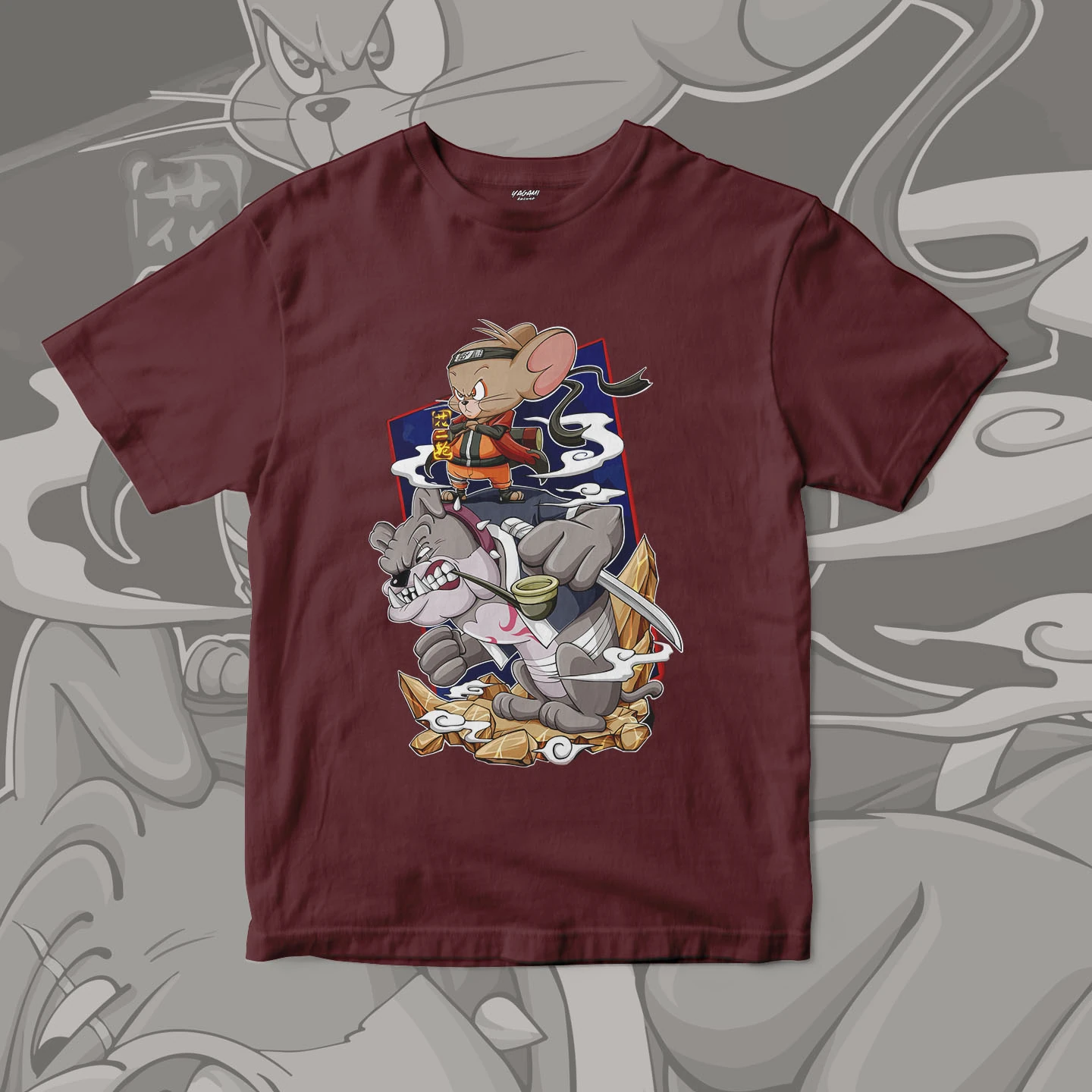 Jerry Spike Ninja Duo | Unisex Jersey Short Sleeve Tee - Image 8